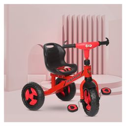Dash Raptor Tricycle with Unique Design & Backrest Support withSturdy Wheel - Red-16