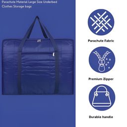 ANKIT INTERNATIONAL Blue Set of 3 Regular Multi-Utility Organisers image 3