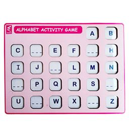 WISSEN Alphabet Activity Game Peg Puzzle - 26 Pieces image 2