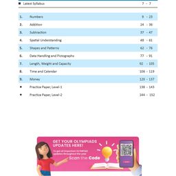 oswaal books Oswaal One For All Olympiad Class 1 Previous Years Solved Papers + Workbook Maths (Set of 2 Books) For 2025 Exam - English image 2