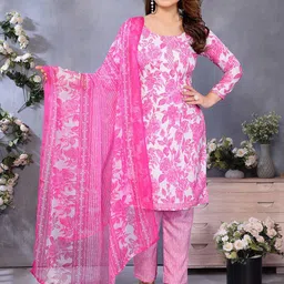 Moda Rapido Floral Printed Unstitched Dress Material-image-68