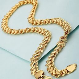 Estele Men Gold-Plated Link Chain-image-24