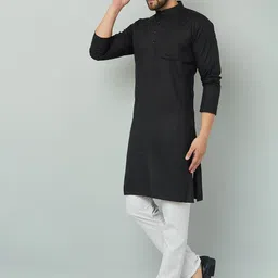 LEMONX Men Regular Kurta with Pyjamas image 5
