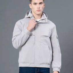 Red Tape Beige Regular Fit Hooded Jacket-21