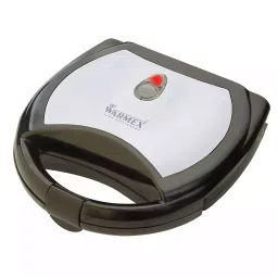 Warmex SM-09 750W Electric Sandwich Maker with Non-Stick Coating Plate (Black & Silver)-image-4
