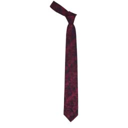 Peter England Maroon Embroidered Tie-picture-12