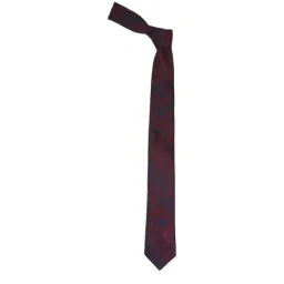 Peter England Maroon Embroidered Tie-image-80