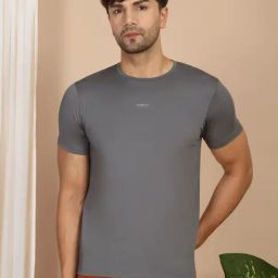Sweet Dreams Grey Regular Fit Lounge T-Shirt-image-93