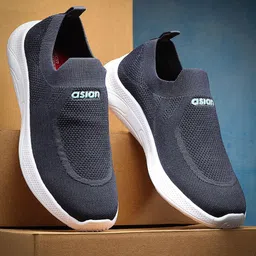 ASIAN Men Mesh Running Non-Marking Shoes-4