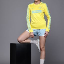 ADIDAS Originals Brand Logo Detail Striped Long Sleeves T-shirt-picture-6
