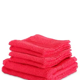 Bianca D'ross Pink Cotton 380 GSM Bath Linen Set-image-15
