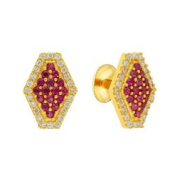 Malabar Gold and Diamonds 22k Gold Earrings for Women-picture-46