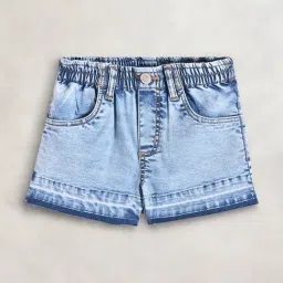 Cherry Crumble by Nitt Hyman Kids Blue Regular Fit Shorts-image-21