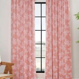 Fabindia Home 'Vardania' Coral Cotton 5 ft Window Curtain - Single Piece-image-11