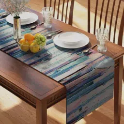 Petal Home Aquarelle Multicolor Cotton 300 GSM Table Runner-39