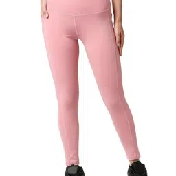 Soie Pink Regular Fit High Rise Tights-picture-40