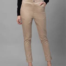 Globus Beige Slim Fit Mid Rise Trousers-image-18