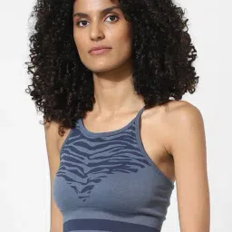 Only Blue Printed Full Coverage Sports Bra-picture-7