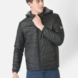 Crimsoune Club Black Regular Fit Hooded Jacket-picture-21