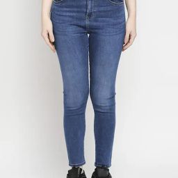 Spykar Blue Cotton High Rise Jeans-picture-13