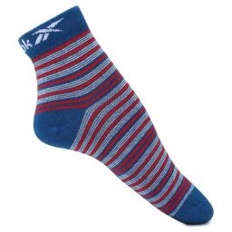 Reebok Blue Striped Medium Cotton Ankle Length Socks-image-74