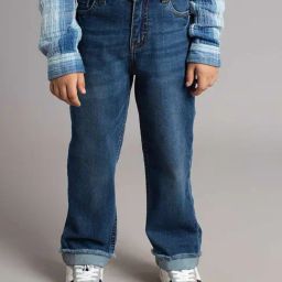 Ed-A-Mamma Boys Blue Denim Washed Jeans-image-111