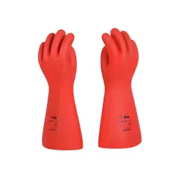 Raychem Electrical Insulating Gloves KL-E-ARC Straight Cuff Red 12 Size 410 mm Length, DEA0010414 (1 Pair)-image-40
