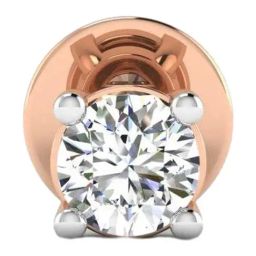 SHINE ETERNAL Lab Grown Diamond 14k (585) Rose Gold Earrings for Women-image-91