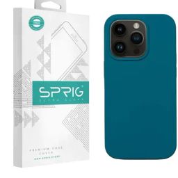 Sprig Liquid Silicone Back Cover for APPLE iPhone 14 Pro Max (Blue)-image-84