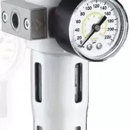 Tirupati 6.35 mm (1/4 inch) Filter Regulator with Guard and Gauge FR 02-picture-1