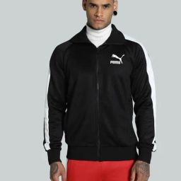 Puma Black Regular Fit Sports Sweatshirt-image-34