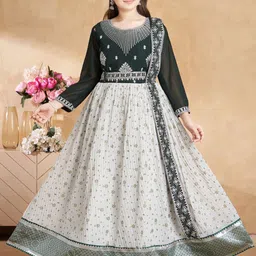 BAESD Embellished Georgette Maxi Dress-image-21