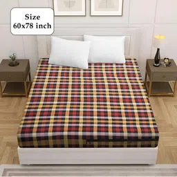 Star Weaves Black Cotton Dust Mite Barrier Mattress Protector-7