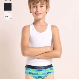 U.S. Polo Assn. White Printed Innerwear Bottom - Pack of 3-image-79