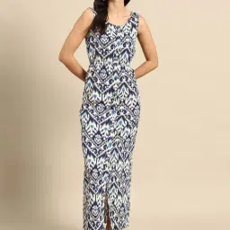 Mabish Multicolored Printed Maxi Dress-picture-24