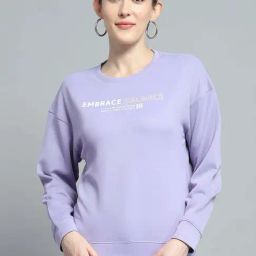Rock.it Women's Lavender Printed Round Neck Full Sleeve Sweatshirt-image-84