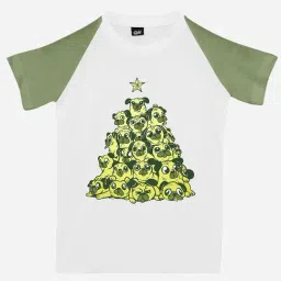 RISH Unisex White & Green Printed T-Shirt-picture-42