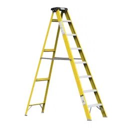 YOUNGMAN 8 Step Fiberglass Single Sided Self Supporting Ladder 1660 mm Max Standing Height, 8306-image-54