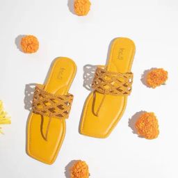 Inc.5 Women's Mustard T-Strap Sandals-image-46