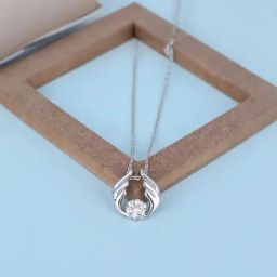 Touch925 Sterling Silver Forest Antlers Pendant Set For Women-image-4