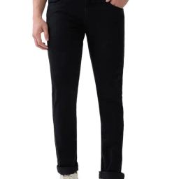 Parx Black Cotton Blended Slim Fit Jeans-picture-36