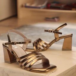 Elle Women's Copper Ankle Strap Sandals-90