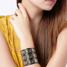 YouBella Beautiful Elephant Engraving Charm Bracelet-26