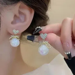 ONUYX Gold-Plated Zircon Drop Earrings-image-75