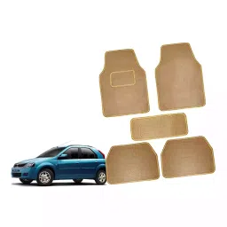 Auto Pearl CMBE169 Polyester Standard Mat for Verito Vibe (Beige)-picture-22