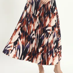 LookShine Printed A-Line Midi Skirt-picture-14