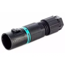 RS PRO Male 2 Pole 1 Way Tee Plug Cable Mount Rated at 10 A 400 V, 1369893-15