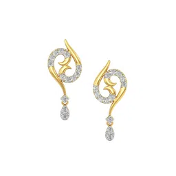 Joyalukkas Women 18KT Gold Spiral Earring Diamond -2.051g-picture-17