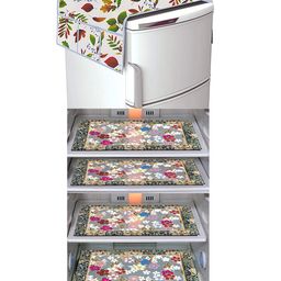 Dakshya Industries Fridge Top Cover and Fridge Mat Combo Set of 5-picture-10