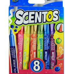 Scentos Scented Metallic Markers - Pack of 8-17